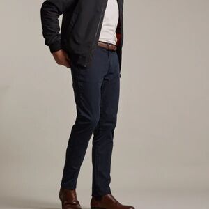 Barkers Men's Navy Chinos